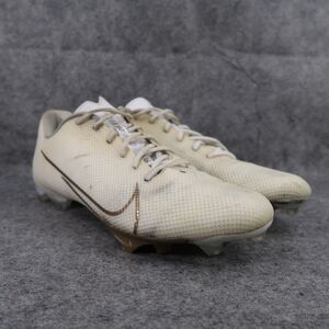 Nike Shoes Mens 13 Football Cleats Vapor Edge 360 White Gold Sport Athletic Low